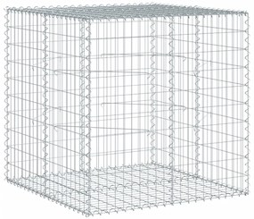 horganyzott vas gabion kosár fedéllel 100 x 100 x 100 cm