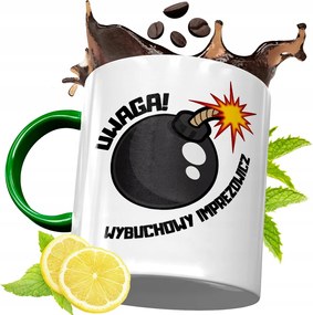 Zöld Bögre Party Ajándék Születésnapra, fényképes nyomattal