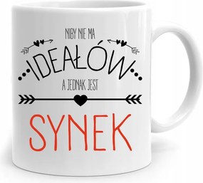 Ajándék Bögre A Gyermek Fiának Nincsenek Tökéletesek fényképes nyomtatással