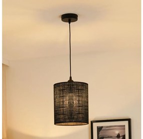 Brilagi - TUBES lógó 1xE27/15W/230V, 20 cm átmérő, fekete 609319