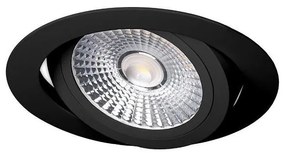 LED Beépíthető lámpa LED/18W/230V 4000K átm. 11,5 cm fekete