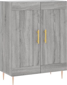 vidaXL szürke sonoma színű szerelt fa tálalószekrény 69,5 x 34 x 90 cm