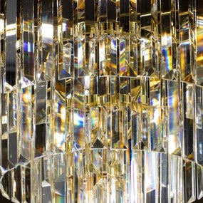 Brilagi - LED Kristály csillár láncon MOZART 5xE14/40W/230V arany