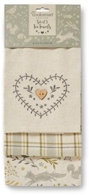 Pamut konyharuha szett 3 db-os 45x65 cm Woodland – Cooksmart ®