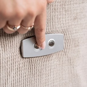 Elektromosan Vezérelhető Masszázsfunkciós Relaxfotel Bézs Kordbársony Kárpittal. JASPER