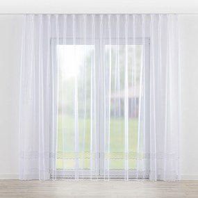 Kész Függöny akasztós flex dupla fátyol 300x245cm fehér