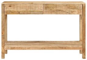 tömör mangófa tálalóasztal 2 fiókkal 110 x 35 x 75 cm