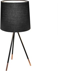 Asztali lámpa, fekete, JADE TYP 4 8008-44A