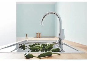 GROHE 31367001 - Mosogató csaptelep BAUEDGE 332 mm fényes króm