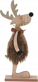 Rénszarvas Figura, jobbra néző, Fából Készült
