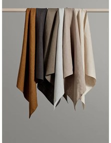 Fekete len szalvéta, 42 x 42 cm - Blomus