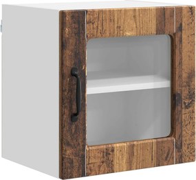 vidaXL Konyhaszekrény polcokkal Öreg fa 40 x 31 x 40 cm Faanyag