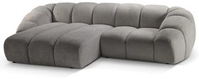 Világosszürke sarokkanapé (bal oldali) Diana – Micadoni