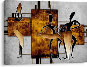 Kép - Az afrikai kultúra motívumai (70x50 cm)
