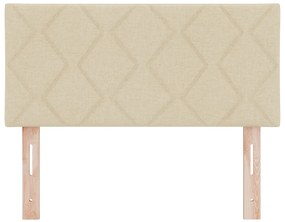 LED Fejtámla Gyémánt Blokkok Design Krém 90 cm Szövet