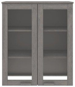 HAMAR világosszürke tömör fenyőfa felső szekrény 85x35x100 cm