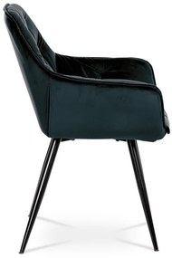 Kék Bársony Étkezőszék. DCH-421 BK4