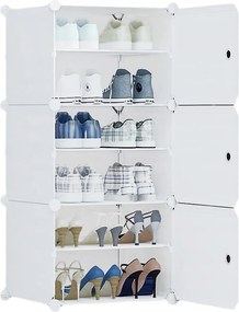 Moduláris Szekrény Könyvespolc Cipőtartó Cipő Ruhatár RG1