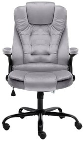 világosszürke bársony irodaszék