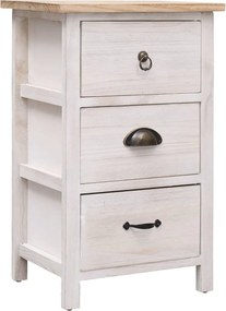 vidaXL császárfa kisszekrény 35 x 25 x 57 cm