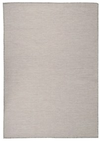 tópszínű lapos szövésű kültéri szőnyeg 160 x 230 cm