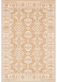 Világosbarna gyapjú szőnyeg 100x180 cm Carol – Agnella