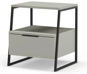 Zöldesszürke éjjeliszekrény Velia – Marckeric