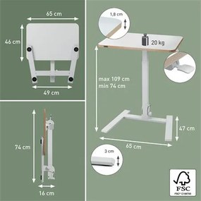 Ülő/álló laptop asztal, LEITZ Ergo (E65880001)
