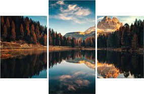 Kép - alpesi, olaszország, dolomitok, Antorno (90x60 cm)