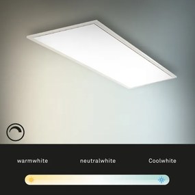 Brilo - LED Dimmelhető mennyezeti lámpa SLIM LED/24W/230V 100x25 cm + távirányító