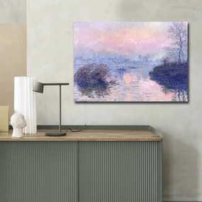 70100FAMOUSART-039 Monet velúr vászonkép, 70 x 100 cm