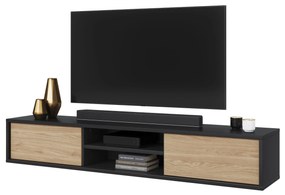 TV asztal Fiora 40 (antracit + olajozott tölgy). 1066469