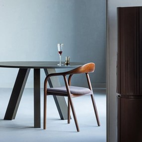 Barna bükkfa karfás étkezőszék Bran – WOOOD