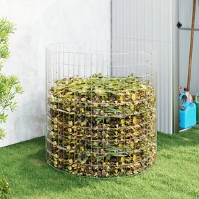 Horganyzott acél kerti komposztáló Ø100 x 100 cm