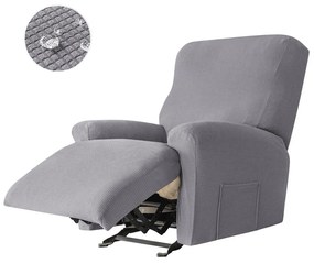 Relax Fotel Huzat (enyhén vízlepergető, 1 üléses, világosszürke, rugalmas)