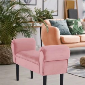 BURDA Velvet fáradt rózsaszín/fekete pad