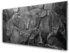 Modern üvegkép Nature kőzetek 100x50 cm