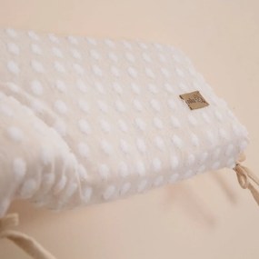 Bézs pamutkeverék rácsvédő 170 cm Frosty Almond – Roba