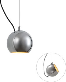 Design függőlámpa króm 1 fázisú sínrendszerhez - Slimline Sara