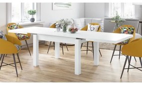 RALF fehér kihúzható étkezőasztal 12 személyre