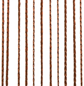 2 db barna zsinórfüggöny 140 x 250 cm