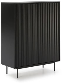 Sierra fekete magas komód 97x130 cm - Teulat