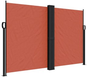 terrakotta behúzható oldalsó napellenző 160 x 1000 cm