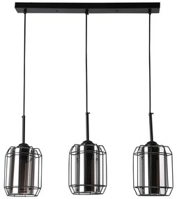 Fekete függőlámpa 15x67 cm Jonera – Candellux Lighting