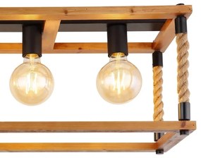 Globo 15691-4D - Mennyezeti lámpa VERNON 4xE27/60W/230V