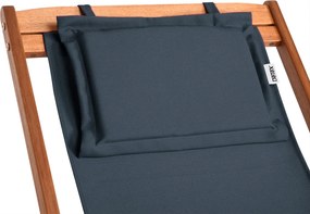 Napágy, antracit akácfa, kültéri teraszra