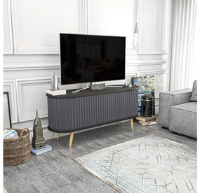 TV asztal/Szekrény Stark 140 (fekete + antracit) . 1102588