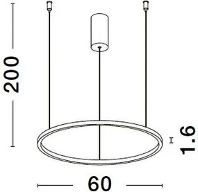 Függeszték Fehér TARQUIN NOVA LUCE 9345600
