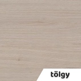Állítható magasságú asztal OfficeTech A, 160 x 80 cm, szürke alap, tölgy