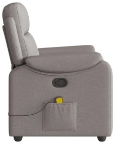 Tópszínű szövet dönthető masszázsfotel